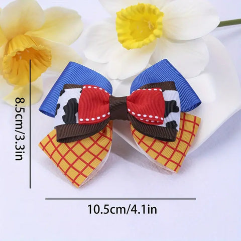 COWGIRL BOW WITH ALLIGATOR CLIP